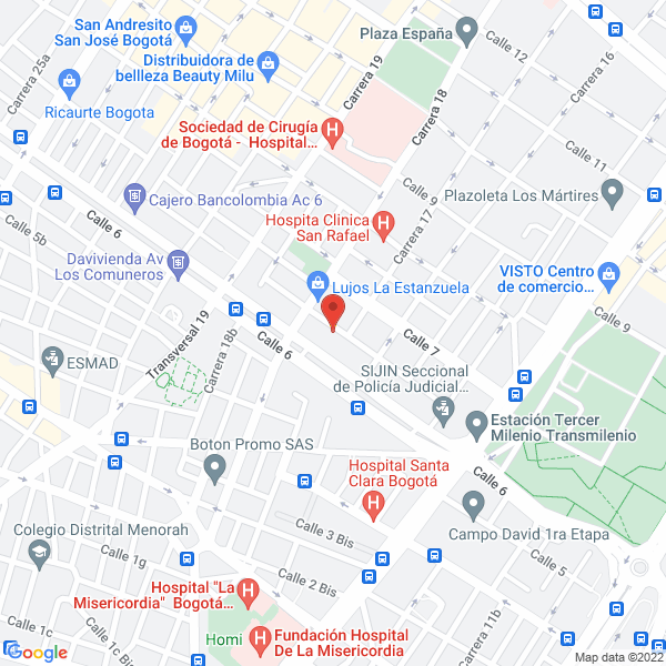 Map of Manofactura Industriales S.A.S. Ltda. .