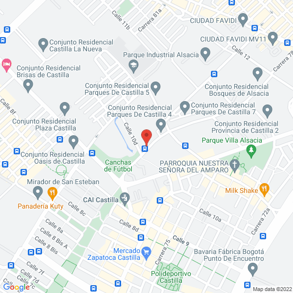 Map of Inversiones R P M S.A.S.
