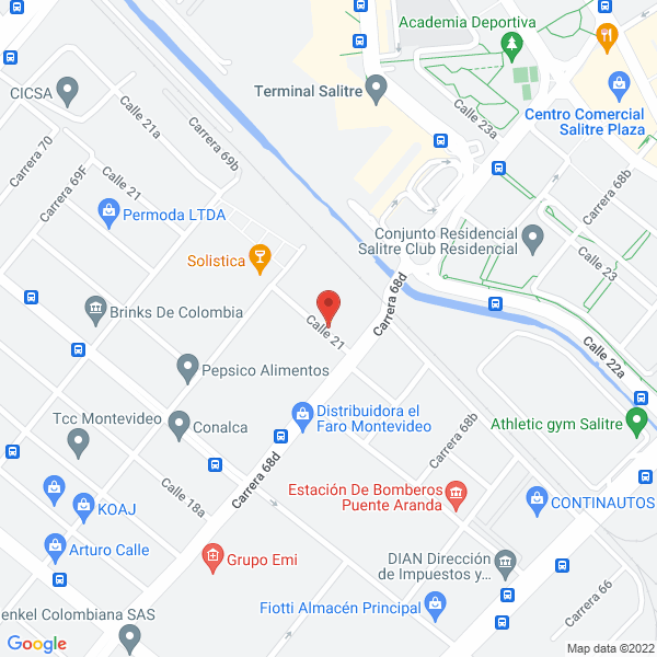 Map of Sanes Asociados S.A.S.