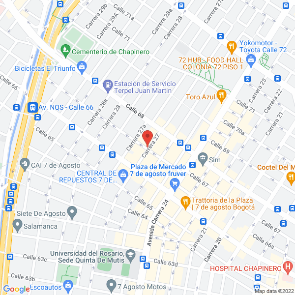 Map of Repuestos Suzuki Y Chevrolet S.A.S.
