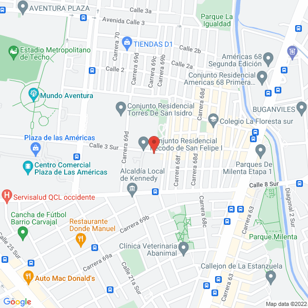 Map of Quality Meat S.A.S.