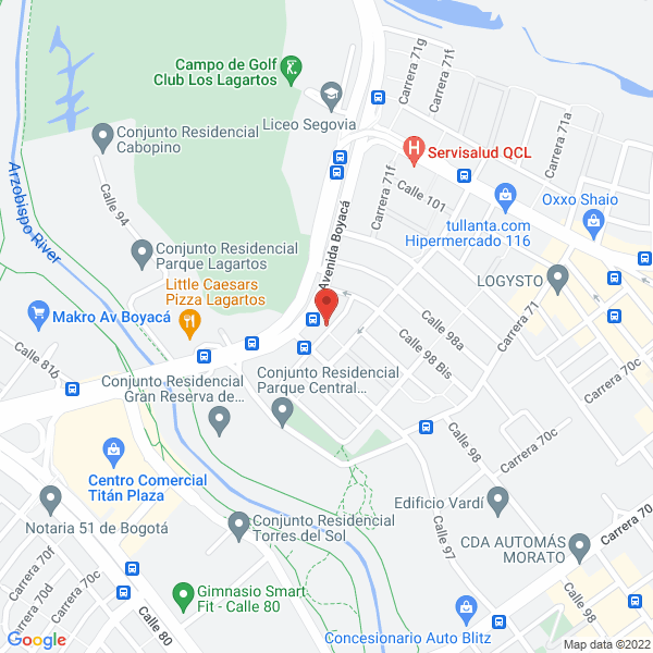 Map of Toner Y Tintas Suministros S.A.S.