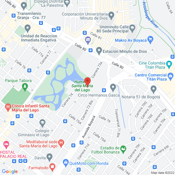 Map of Cda Movilidad Bogotá D C Ltda.