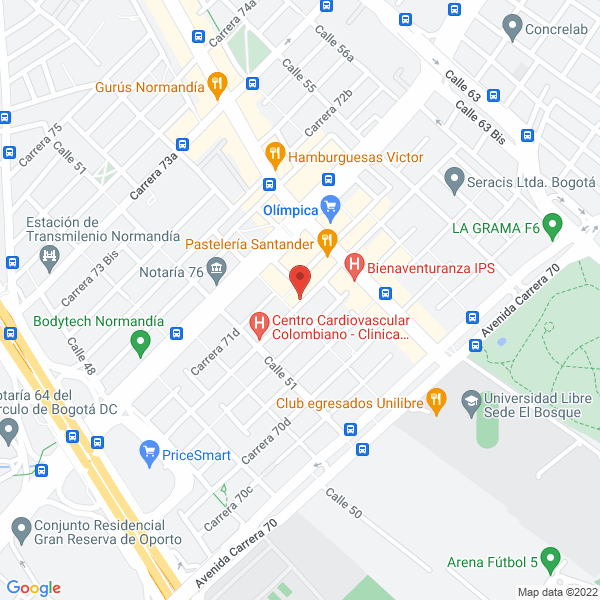 Map of Tlp Negocios Y Servicios S.A.S.