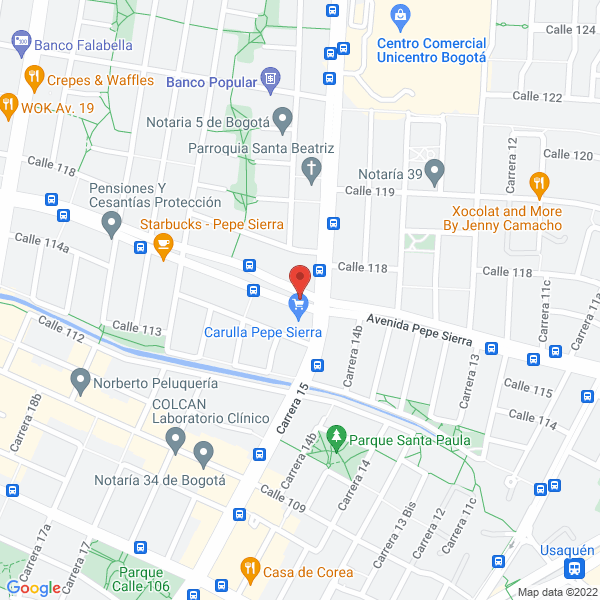 Map of F C Corporation E.U.