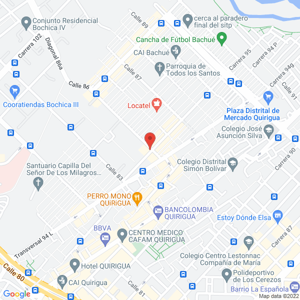 Map of Tourism Warranty S.A.S.