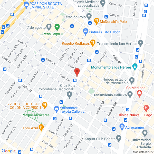 Map of RM Global Inversiones S.A.S.