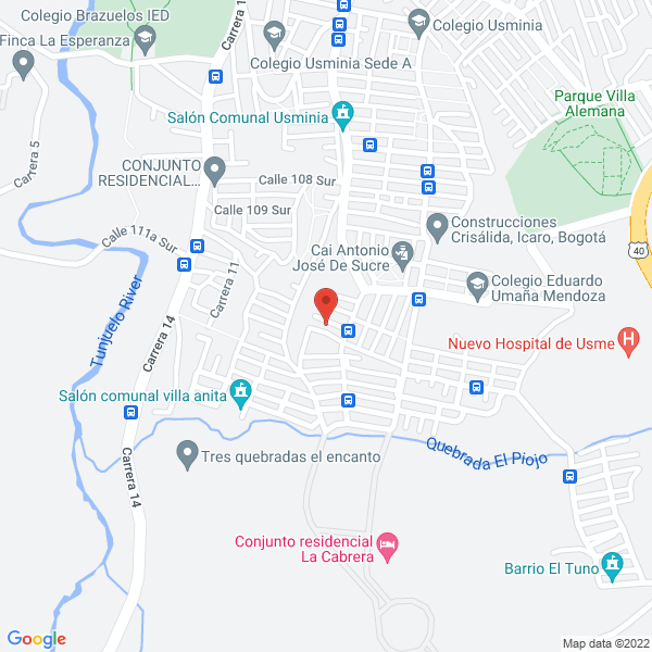 Map of Inversiones Bwc S.A.S.