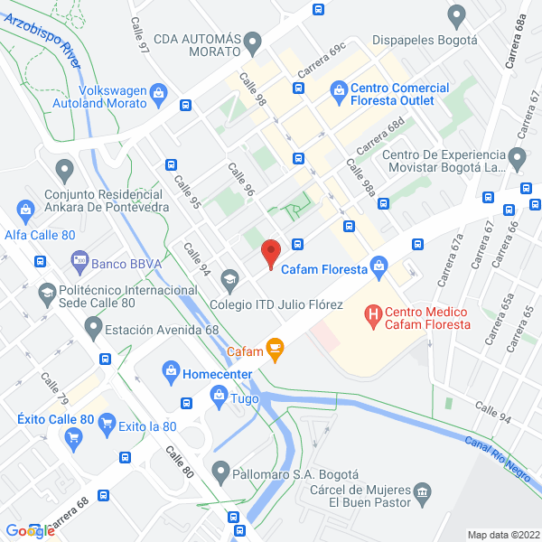 Map of Ingagel S.A.S.