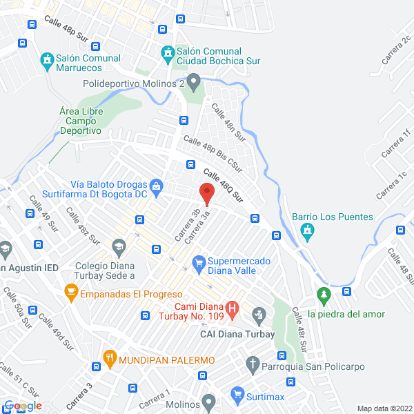 Map of Electro Sistemas J S S.A.S.