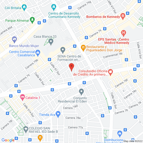 Map of Ferretería Cimax Nr S.A.S.