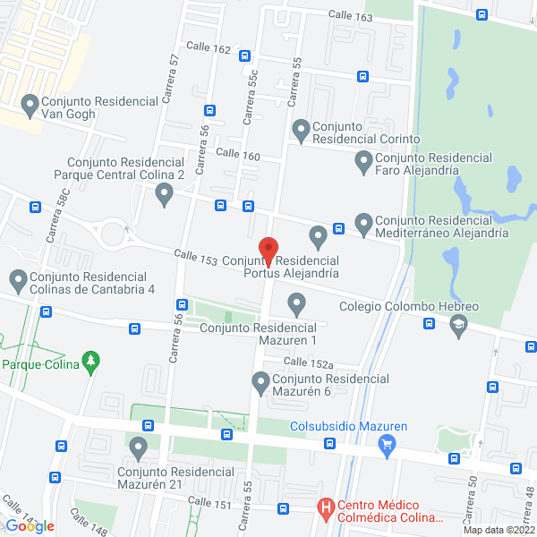 Map of M G R Soluciones S.A.S.