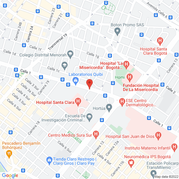 Map of Distribuidora Frenkar S.A.S.