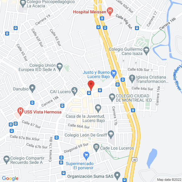 Map of Megatienda Del Hogar S.A.S.