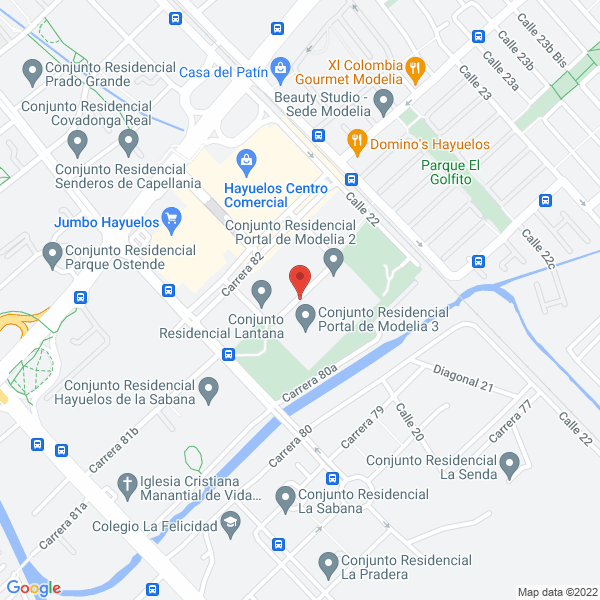 Map of Jad Telecomunicaciones S.A.S.