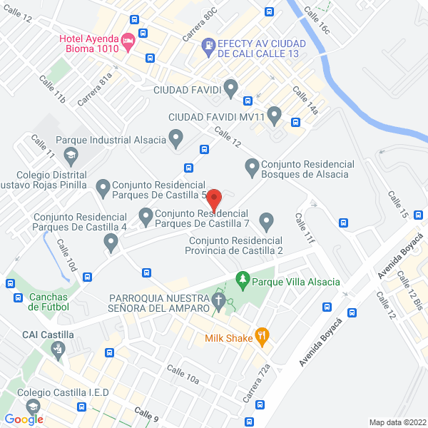 Map of Infradata Technology S.A.S.