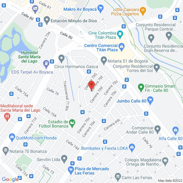 Map of Avs Group S.A.S.