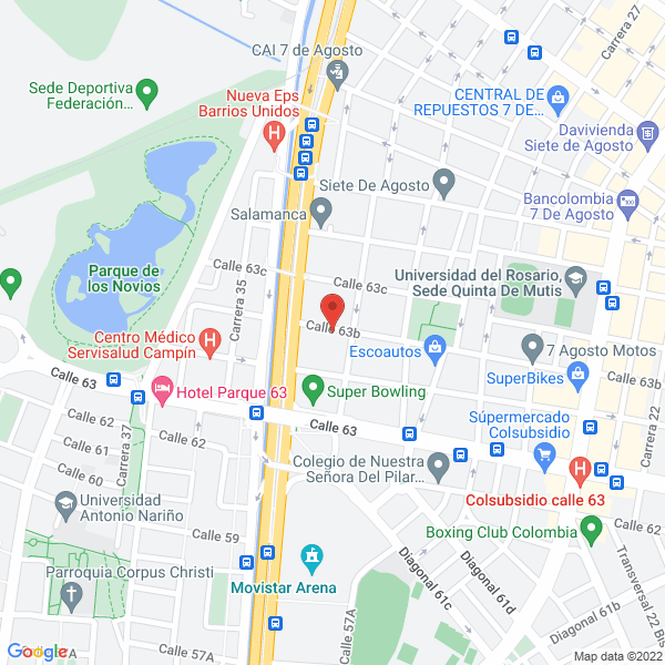 Map of El Azafran Cocina S.A.S.