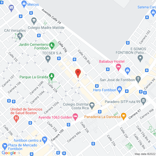 Map of Autoservicio Merk-Ya S.A.S.
