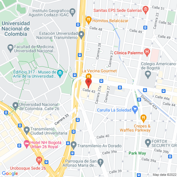 Map of Ami Ingeniería Ltda.