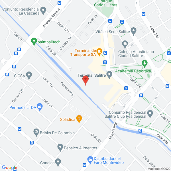 Map of Tecnollantas Mb S.A.S.