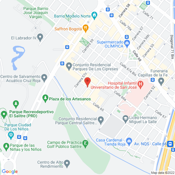 Map of Inpafre S.A.S.