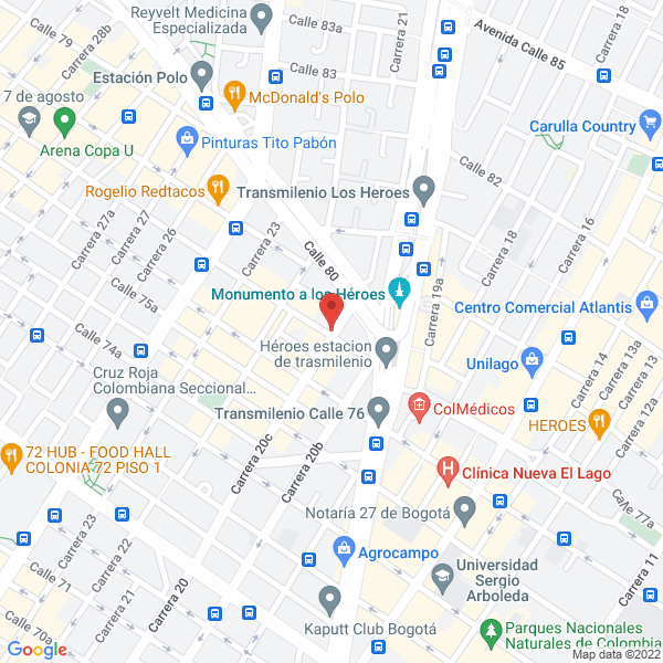 Map of Teoma Colombia S.A.S.