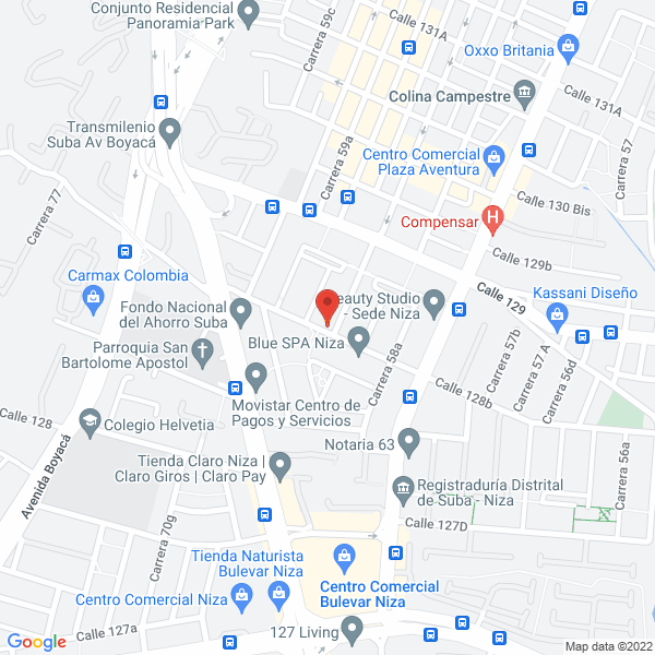 Map of Engineering Control System S.A.S.