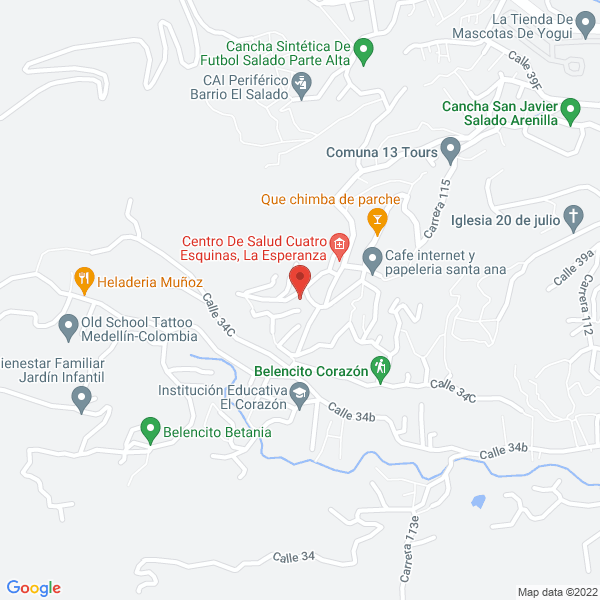 Map of Asesorías Generales En Servicios Agreser S.A.S