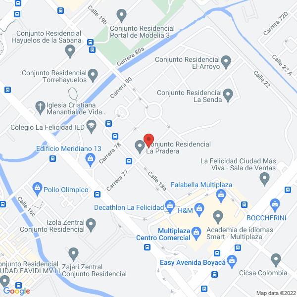 Map of C I International Connection Services S.A.S.