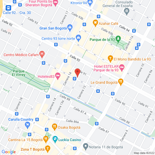 Map of Vaartus S.A.S.