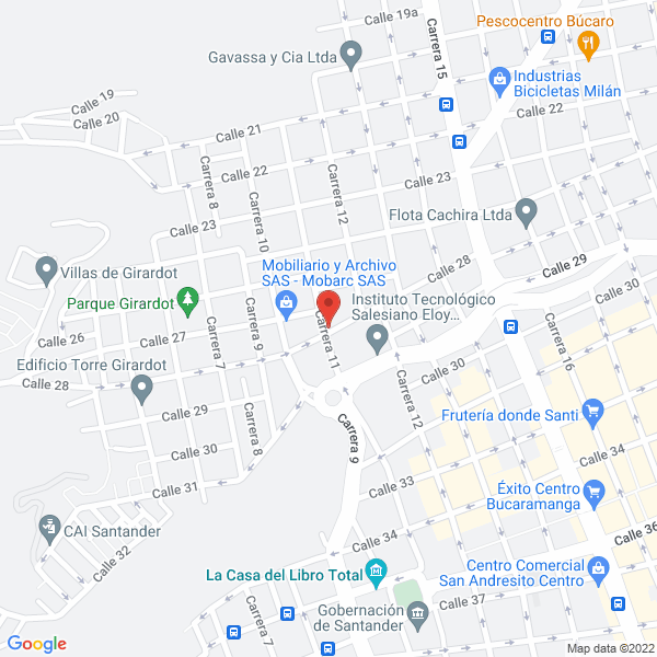 Map of Baterías Bell