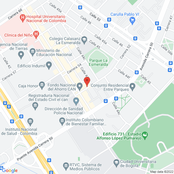 Map of Bauer Fundaciones Colombia S.A.S.