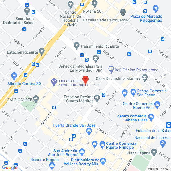 Map of Beta Print Ltda