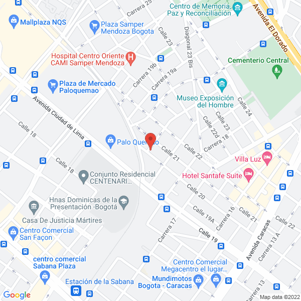 Map of Yakuma Ingenieros Ltda