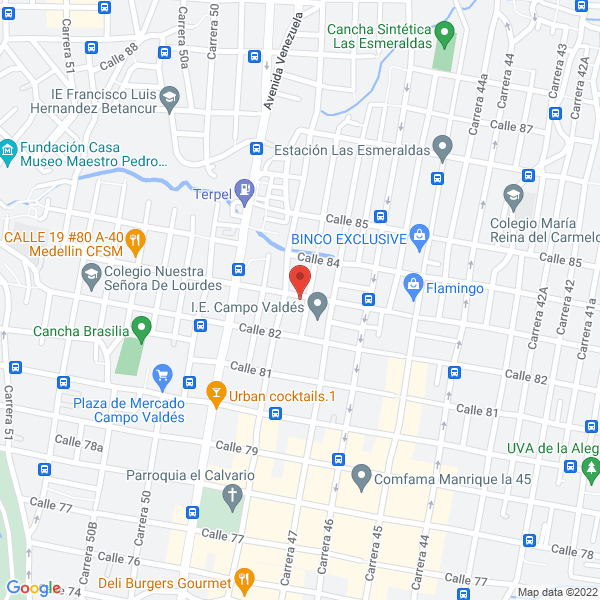 Map of Bodega El 7