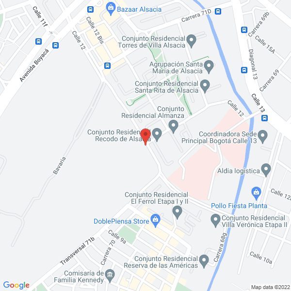 Map of Bodegas Personales
