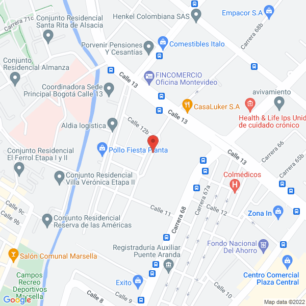 Map of Botellas Pet S.A.
