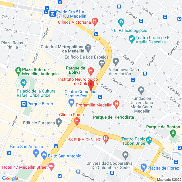 Map of Botero Londoño Alberto Eduardo