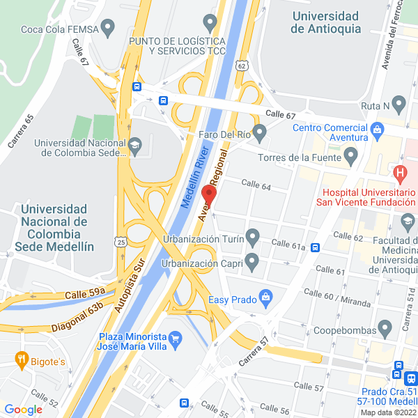 Map of Botica Pradito
