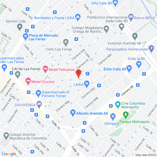 Map of Botiquines Siden S.A.S