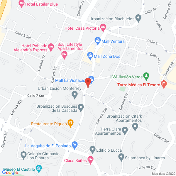 Map of Boutique Mouline