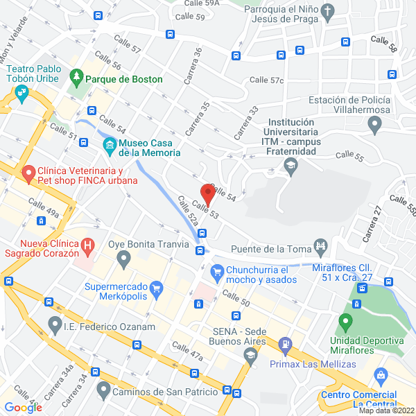 Map of Canchas De Tenis José I. González L.