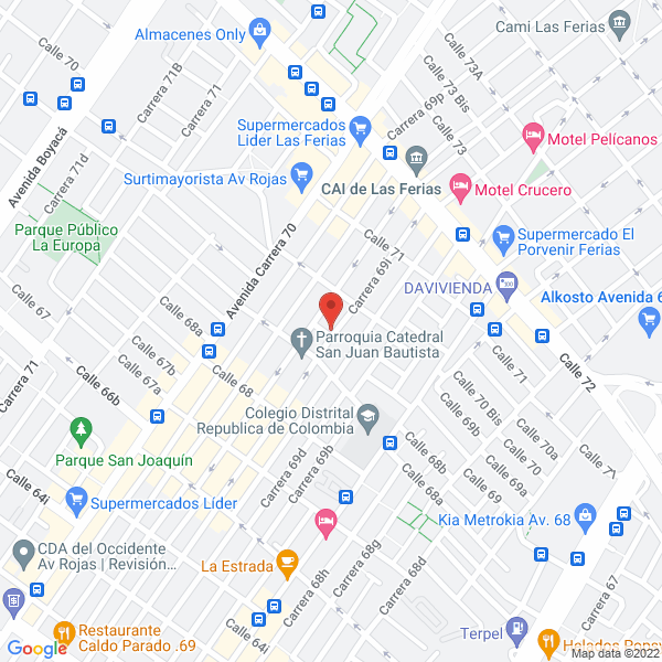 Map of Colombia Inmobiliaria