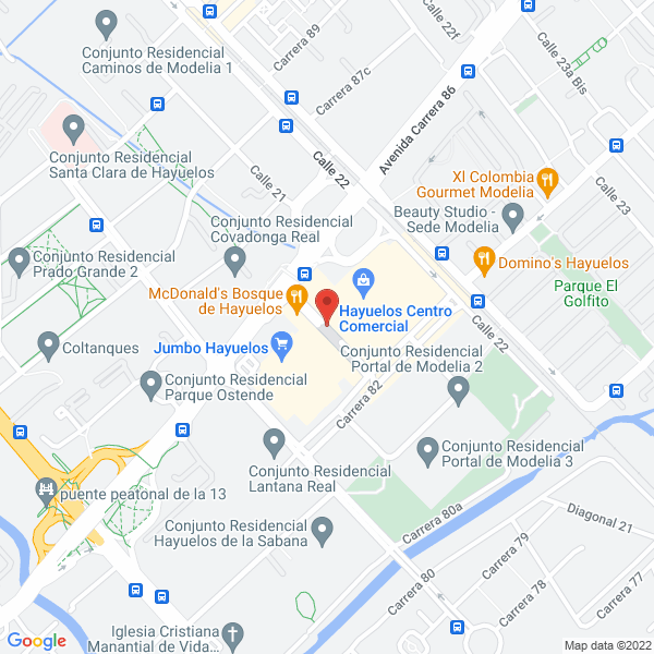 Map of Colombiana De Transporte Especial Y Turismo S.A.