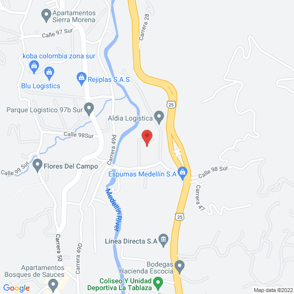 Map of Colplast S.A.S