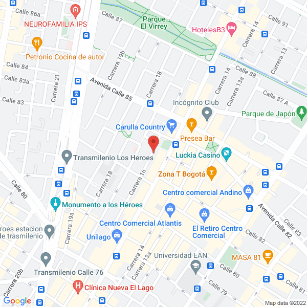 Map of Consultorio Ginecologico Dr. Jose Maria Fuentes