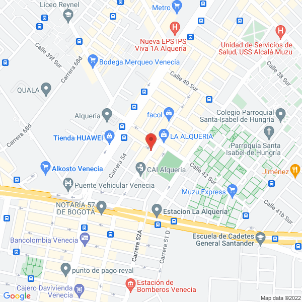 Map of Comercializadora Davitex S.A.S.