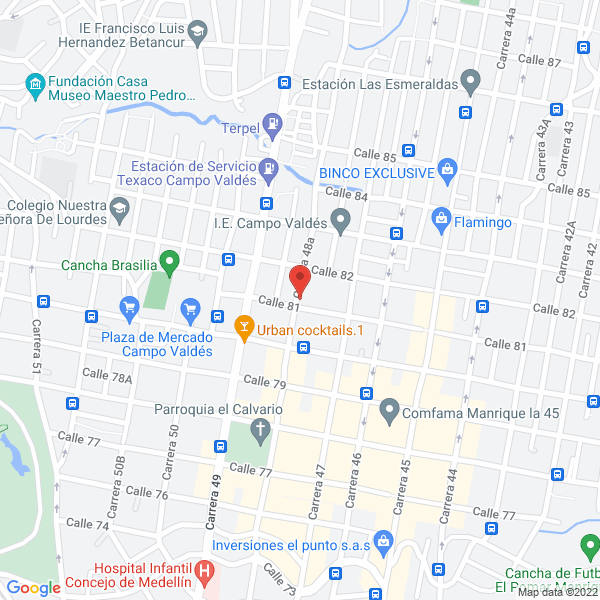 Map of Comercializadora De Legumbres Humberto Osorio