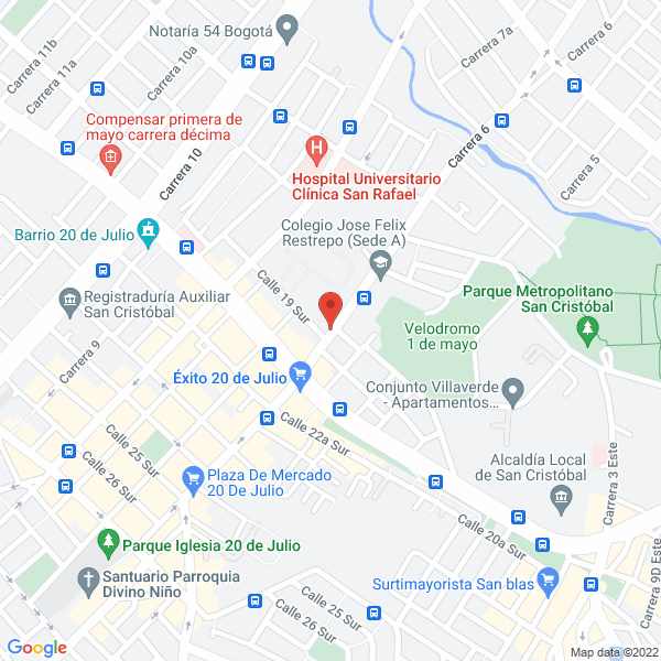 Map of Comercializadora De Pescado Garcipez E.U